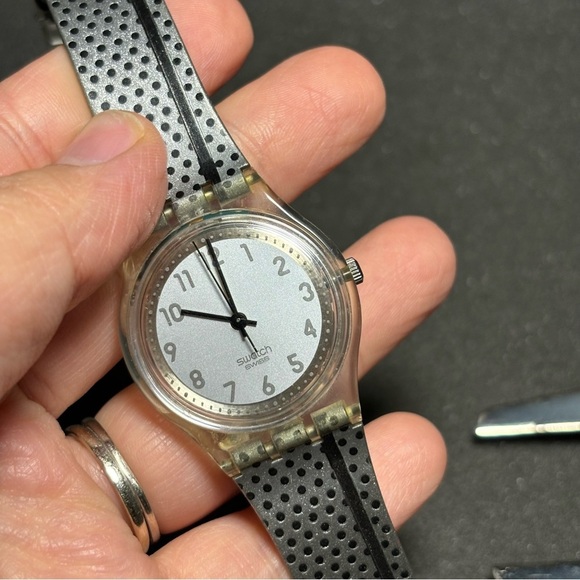 2002 Swatch Watch Access Fast & Steep SKK123C Working New Battery - Picture 1 of 10